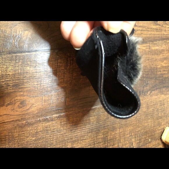 NWT , Knolee Women's Screen Gloves Warm LinedTouch Winter Gloves with fur-pompom - Picture 11 of 16